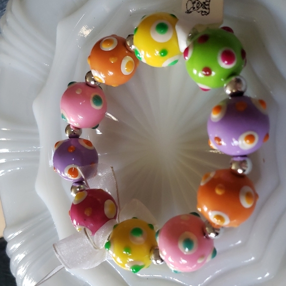 Buffalo Jewelry Colorful Glass Beaded Bracelet - Picture 2 of 3